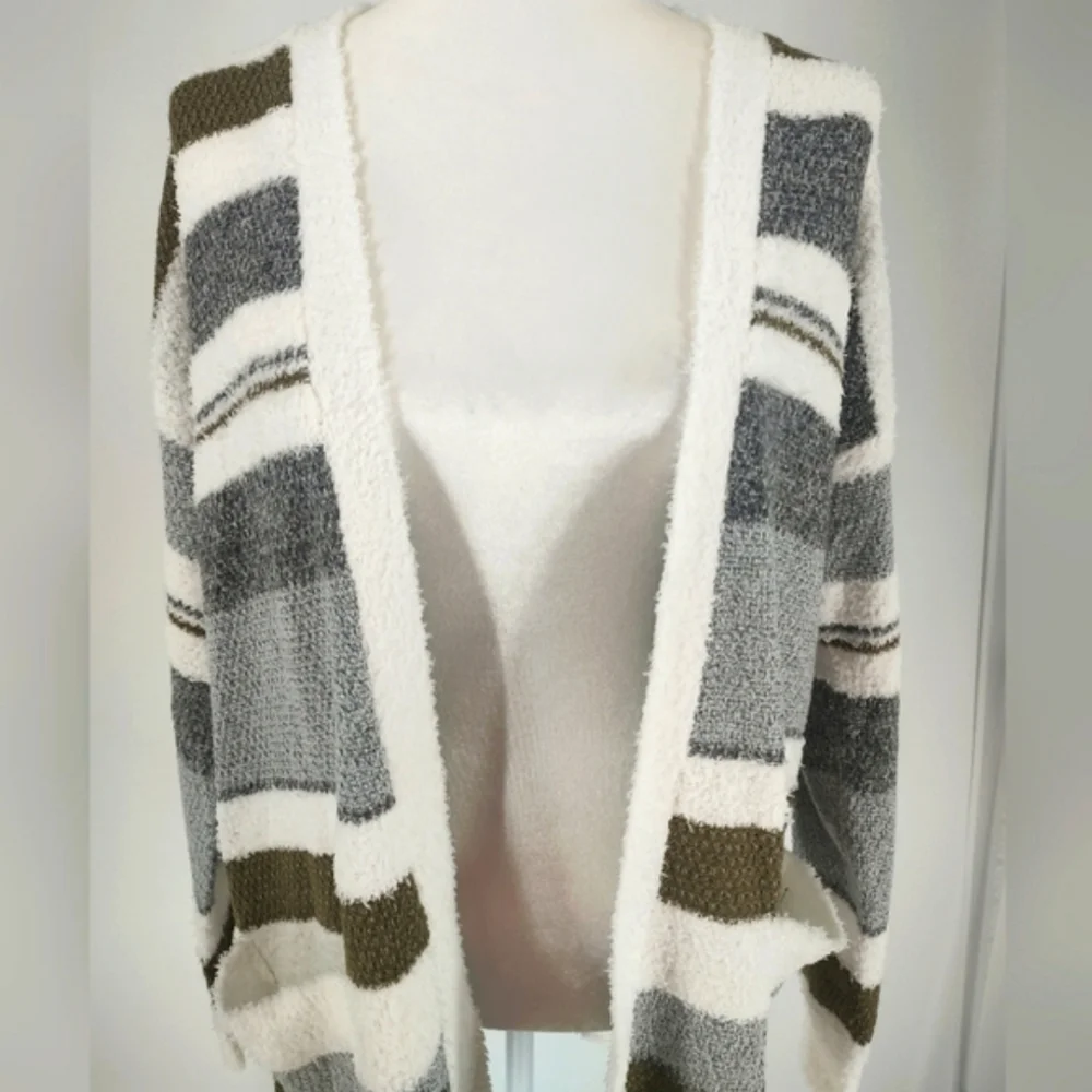 Pink Clover Women's Open Multi Colored Cardigan Size S
